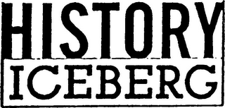 HISTORY ICEBERG logo
