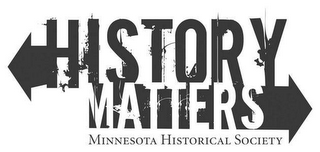 HISTORY MATTERS MINNESOTA HISTORICAL SOCIETY logo