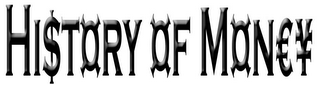 HISTORY OF MONEY logo
