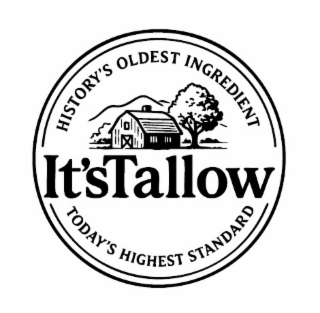 HISTORY'S OLDEST INGREDIENT IT'STALLOW TODAY'S HIGHEST STANDARD logo