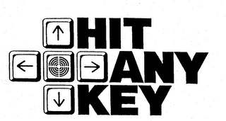 HIT ANY KEY logo