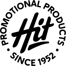 HIT PROMOTIONAL PRODUCTS SINCE 1952 logo
