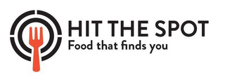 HIT THE SPOT FOOD THAT FINDS YOU logo
