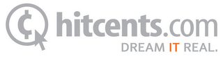 HITCENTS.COM DREAM IT REAL. logo
