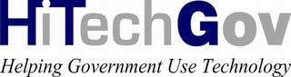 HITECHGOV HELPING GOVERNMENT USE TECHNOLOGY logo
