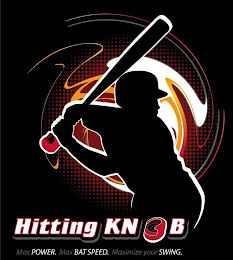 HITTING KNOB MAX POWER. MAX BAT SPEED. MAXIMIZE YOUR SWING. logo