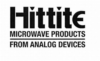 HITTITE MICROWAVE PRODUCTS FROM ANALOG DEVICES logo