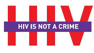 HIV HIV IS NOT A CRIME logo