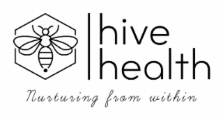 HIVE HEALTH NURTURING FROM WITHIN logo