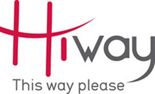 HIWAY THIS WAY PLEASE logo
