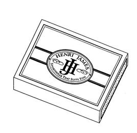 HJ HENRI JAMES SPORTSWEAR THAT SUITS YOU logo