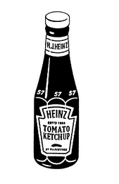 H.J.HEINZ TOMATO KETCHUP ESDT 1869 57 VARIETIES logo