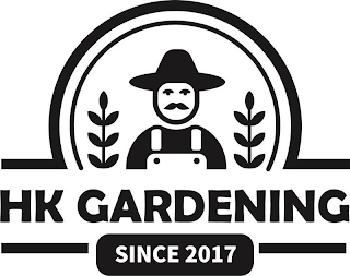HK GARDENING SINCE 2017 logo