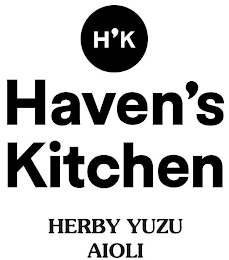 H'K HAVEN'S KITCHEN HERBY YUZU AIOLI logo