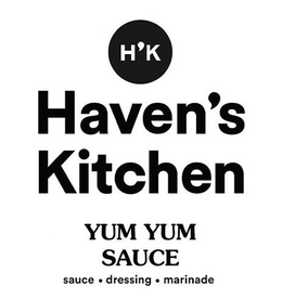 H'K HAVEN'S KITCHEN YUM YUM SAUCE SAUCE DRESSING MARINADE logo