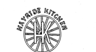 HK HAYRIDE KITCHEN logo