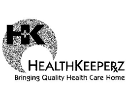 H+K HEALTHKEEPERXZ BRINGING QUALITY HEALTH CARE HOME logo