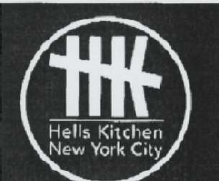 HK HELLS KITCHEN NEW YORK CITY logo