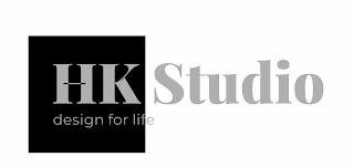 HK STUDIO DESIGN FOR LIFE logo