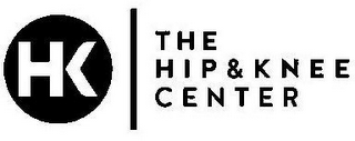 HK THE HIP & KNEE CENTER logo