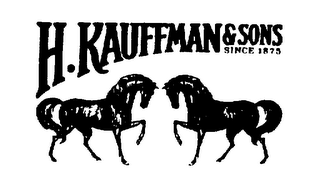 H.KAUFFMAN & SONS SINCE 1875 logo