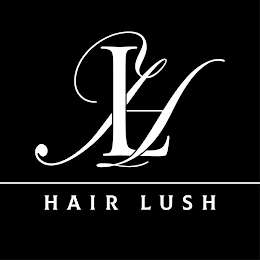 HL HAIR LUSH logo