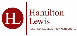 HL HAMILTON LEWIS REAL PEOPLE, EXCEPTIONAL RESULTS. logo