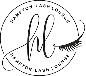 HL HAMPTON LASH LOUNGE HAMPTON LASH LOUNGE logo