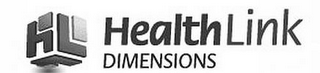HL HEALTHLINK DIMENSIONS logo