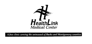 HL HEALTHLINK MEDICAL CENTER A FREE SERVING THE UNINSURED OF BUCKS AND MONTGOMERY COUNTIES logo