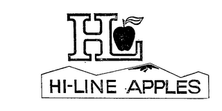 HL HI-LINE APPLES logo