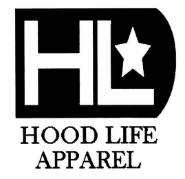 HL HOOD LIFE APPAREL logo