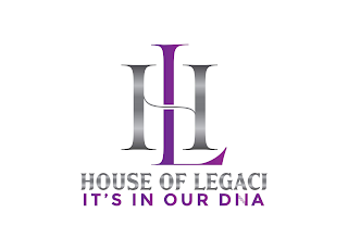 HL HOUSE OF LEGACI IT'S IN OUR DNA logo