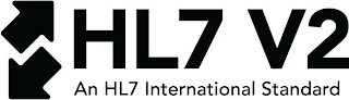 HL7 V2 AN HL7 INTERNATIONAL STANDARD logo