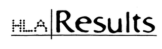 HLA RESULTS