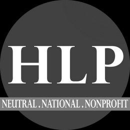 HLP NEUTRAL. NATIONAL. NONPROFIT logo