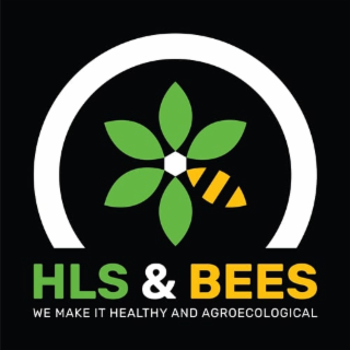 HLS & BEES WE MAKE IT HEALTHY AND AGROECOLOGICAL logo