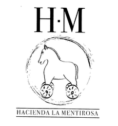 HM HACIENDA LA MENTIROSA logo
