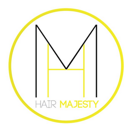 HM HAIR MAJESTY logo