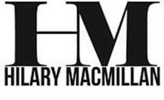 HM HILARY MACMILLAN logo
