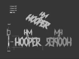 HM HOOPER logo