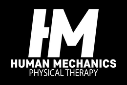 HM HUMAN MECHANICS PHYSICAL THERAPY logo