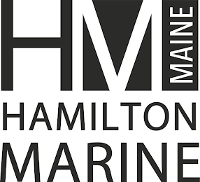 HM MAINE HAMILTON MARINE logo
