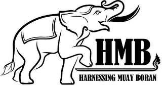 HMB HARNESSING MUAY BORAN logo