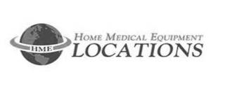 HME HOME MEDICAL EQUIPMENT LOCATIONS logo
