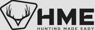 HME HUNTING MADE EASY logo