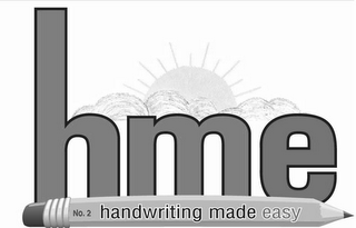 HME NO. 2 HANDWRITING MADE EASY logo