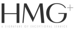 HMG+ A SIGNATURE OF EXCEPTIONAL SERVICE logo