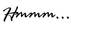 HMMM... logo