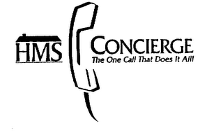HMS CONCIERGE THE ONE CALL THAT DOES IT ALL! logo